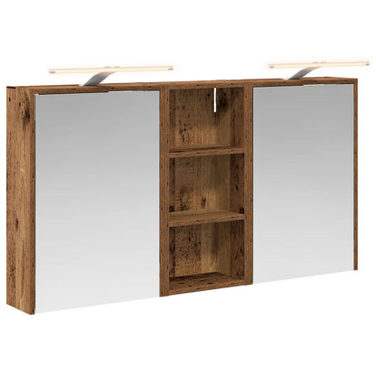 Bathroom Cabinet Set 3 pcs 116 x 16 x 62.5 cm Engineered wood