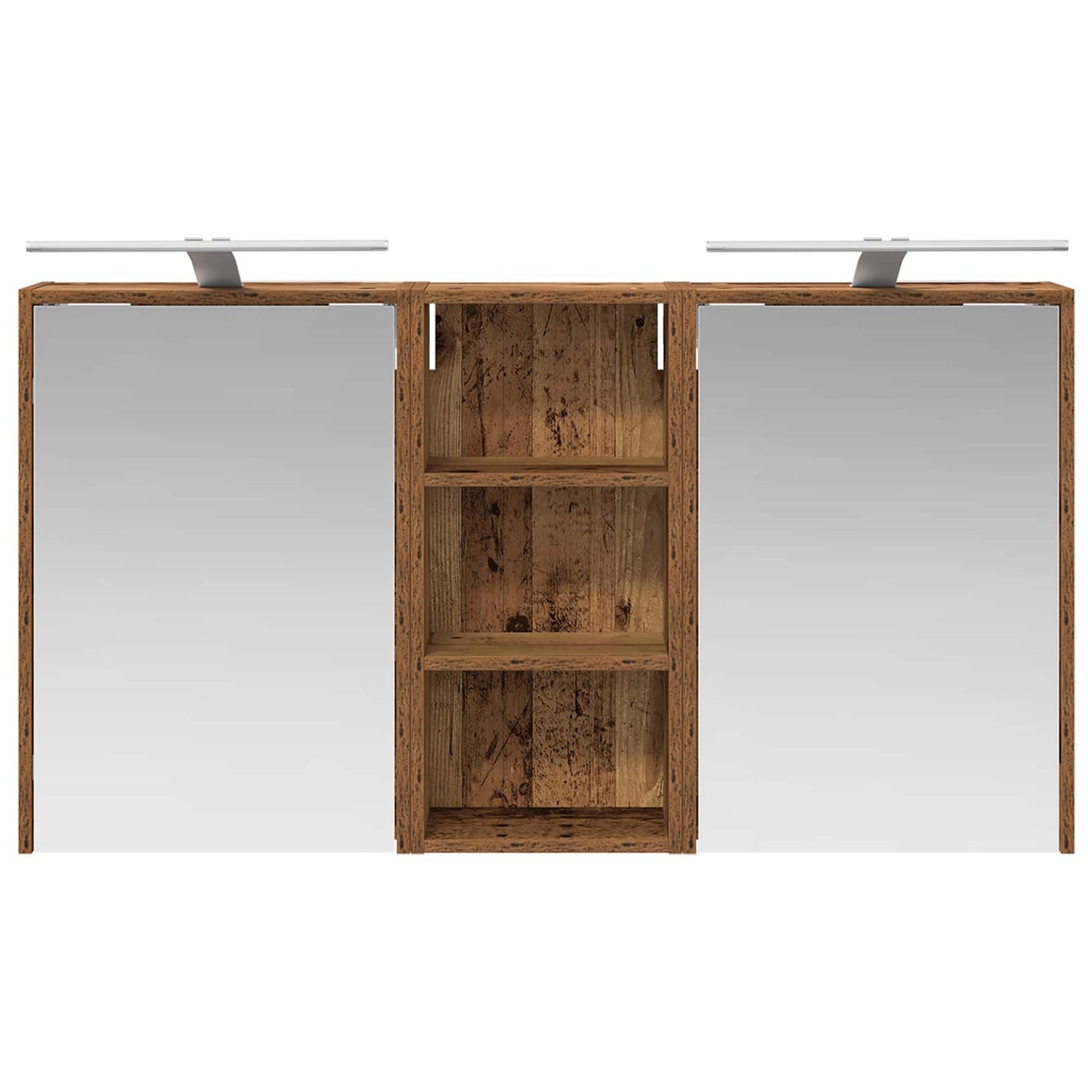 Bathroom Cabinet Set 3 pcs 116 x 16 x 62.5 cm Engineered wood