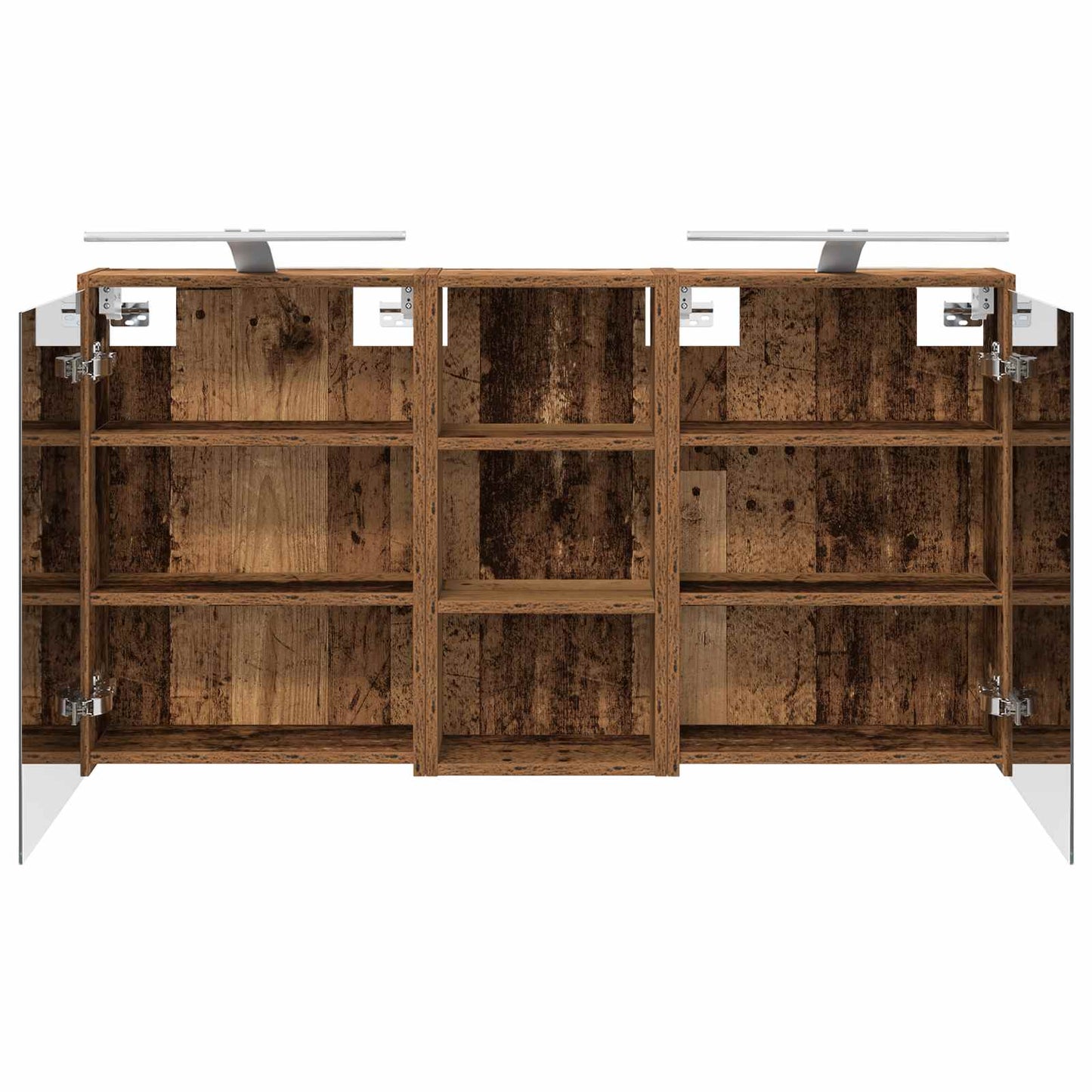 Bathroom Cabinet Set 3 pcs 116 x 16 x 62.5 cm Engineered wood