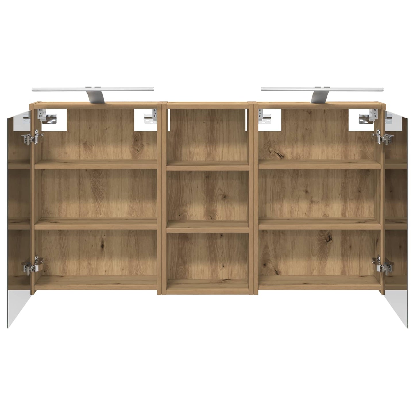 Bathroom Cabinet Set 3 pcs 116 x 16 x 62.5 cm Engineered wood