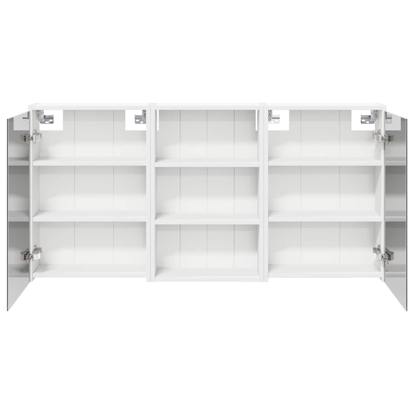 Bathroom Cabinet Set 3 pcs 126 x 16 x 62.5 cm Engineered wood