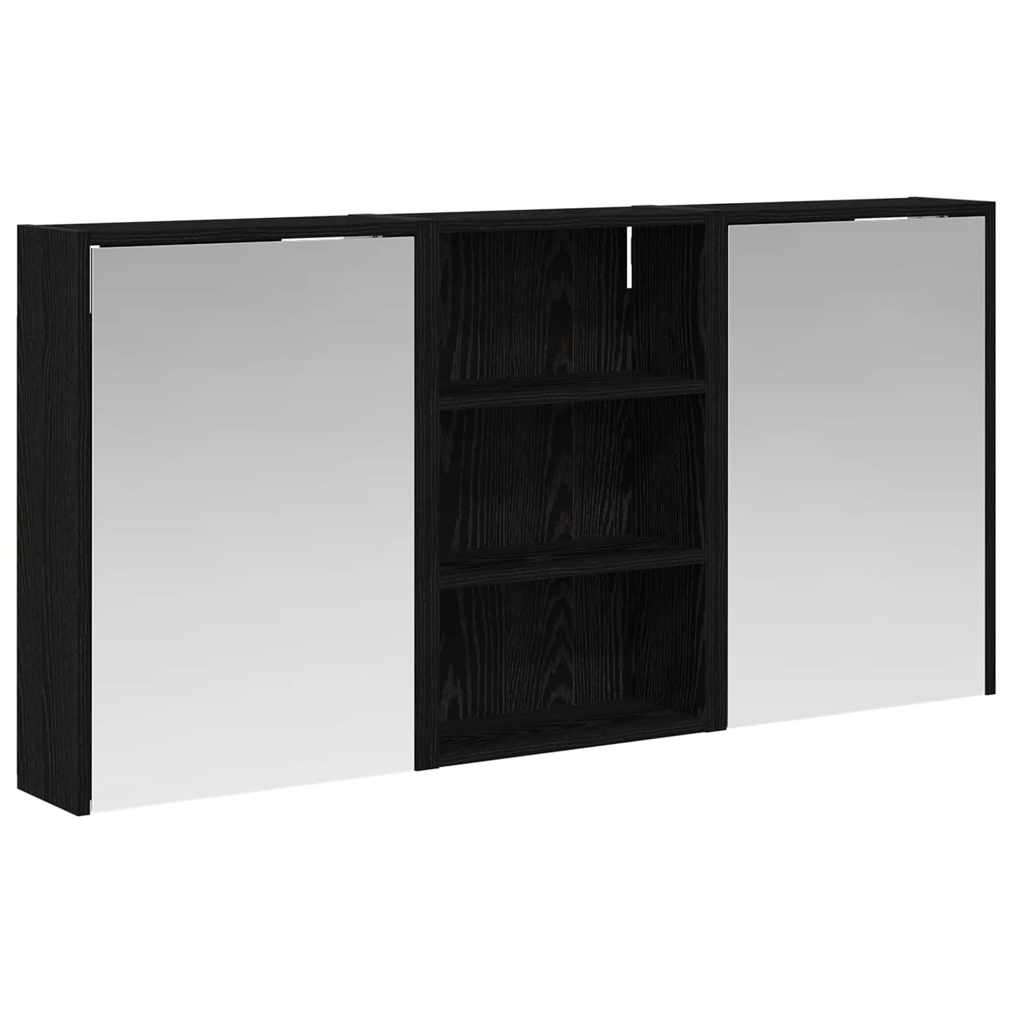 Bathroom Cabinet Set 3 pcs 126 x 16 x 62.5 cm Engineered wood