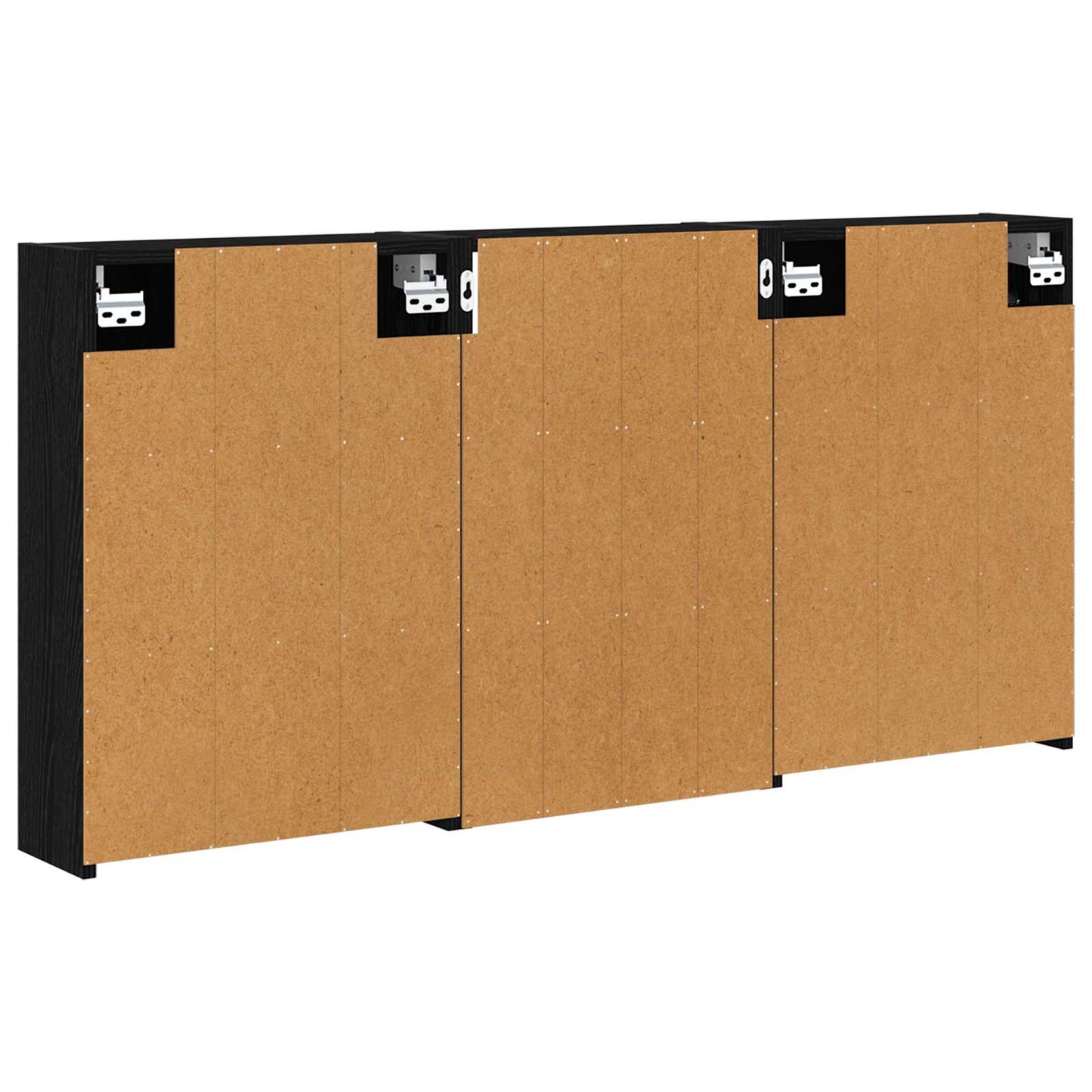Bathroom Cabinet Set 3 pcs 126 x 16 x 62.5 cm Engineered wood