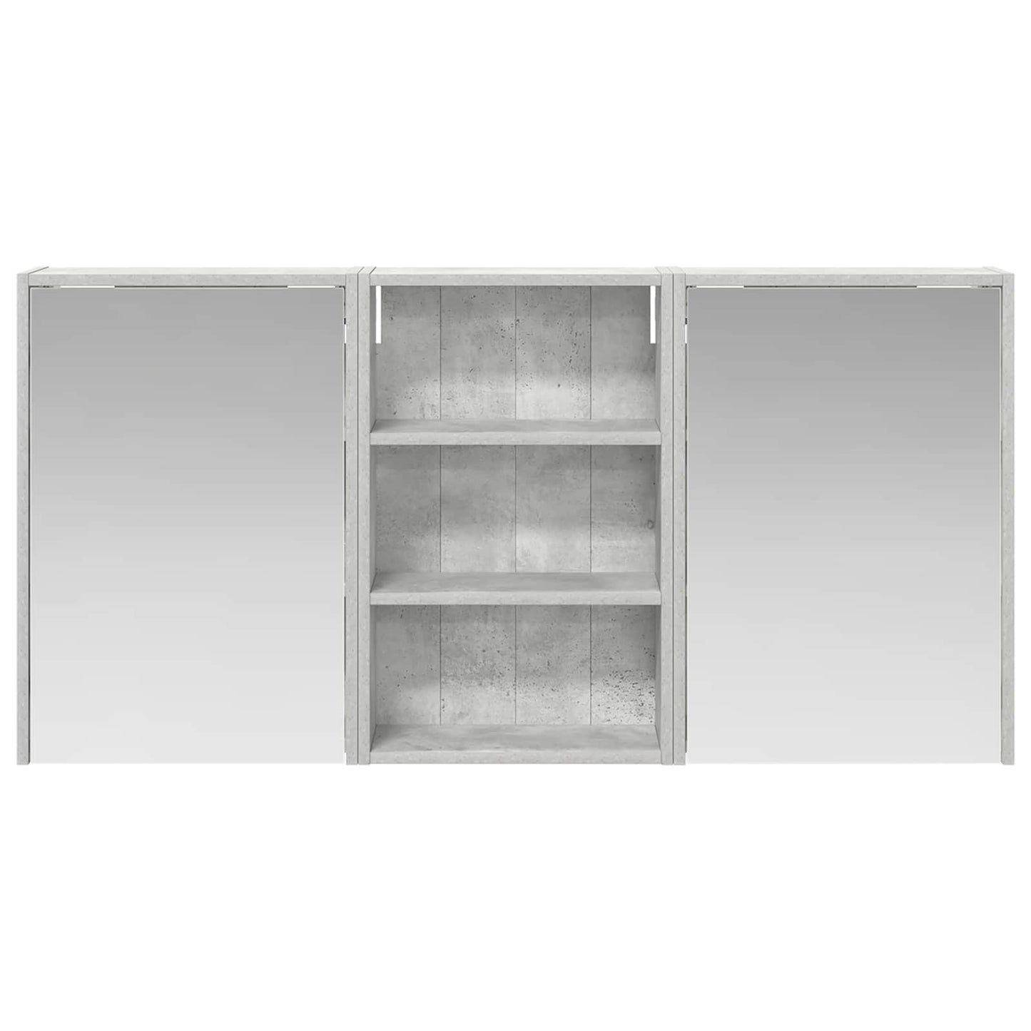 Bathroom Cabinet Set 3 pcs 126 x 16 x 62.5 cm Engineered wood
