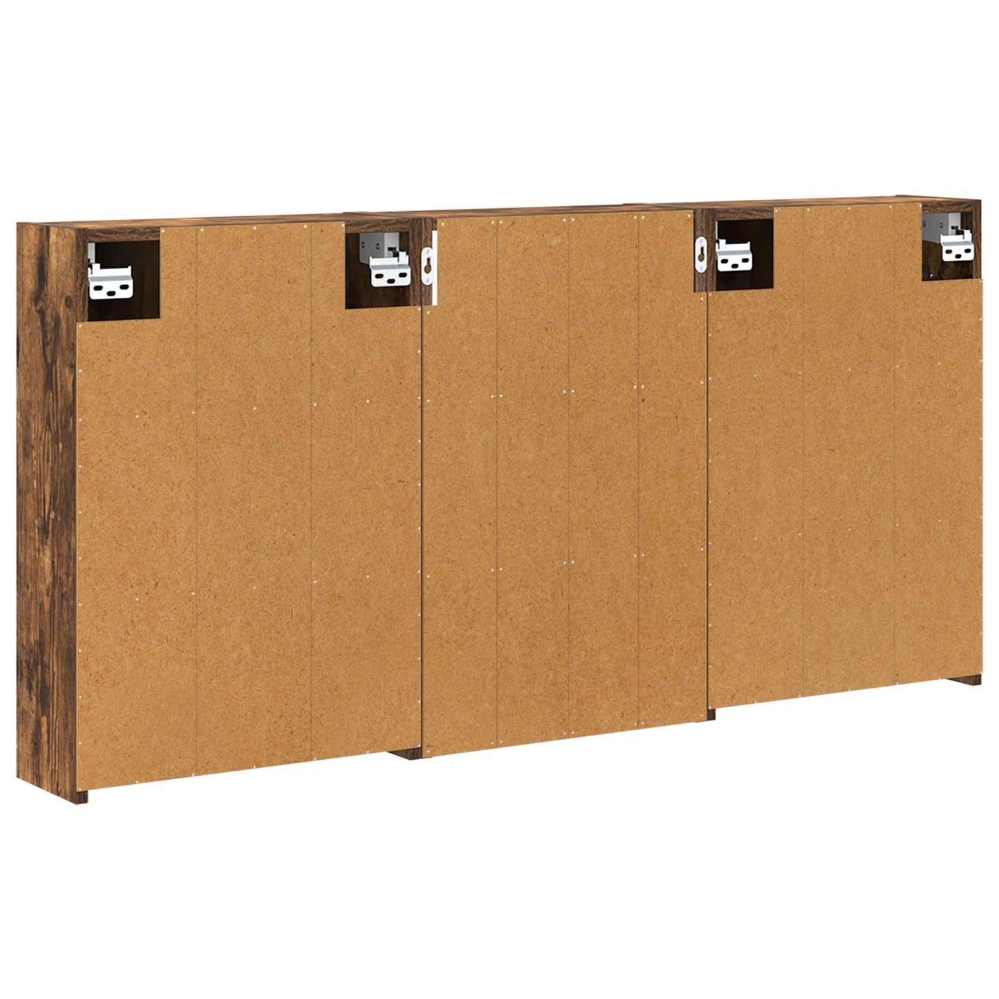 Bathroom Cabinet Set 3 pcs 126 x 16 x 62.5 cm Engineered wood