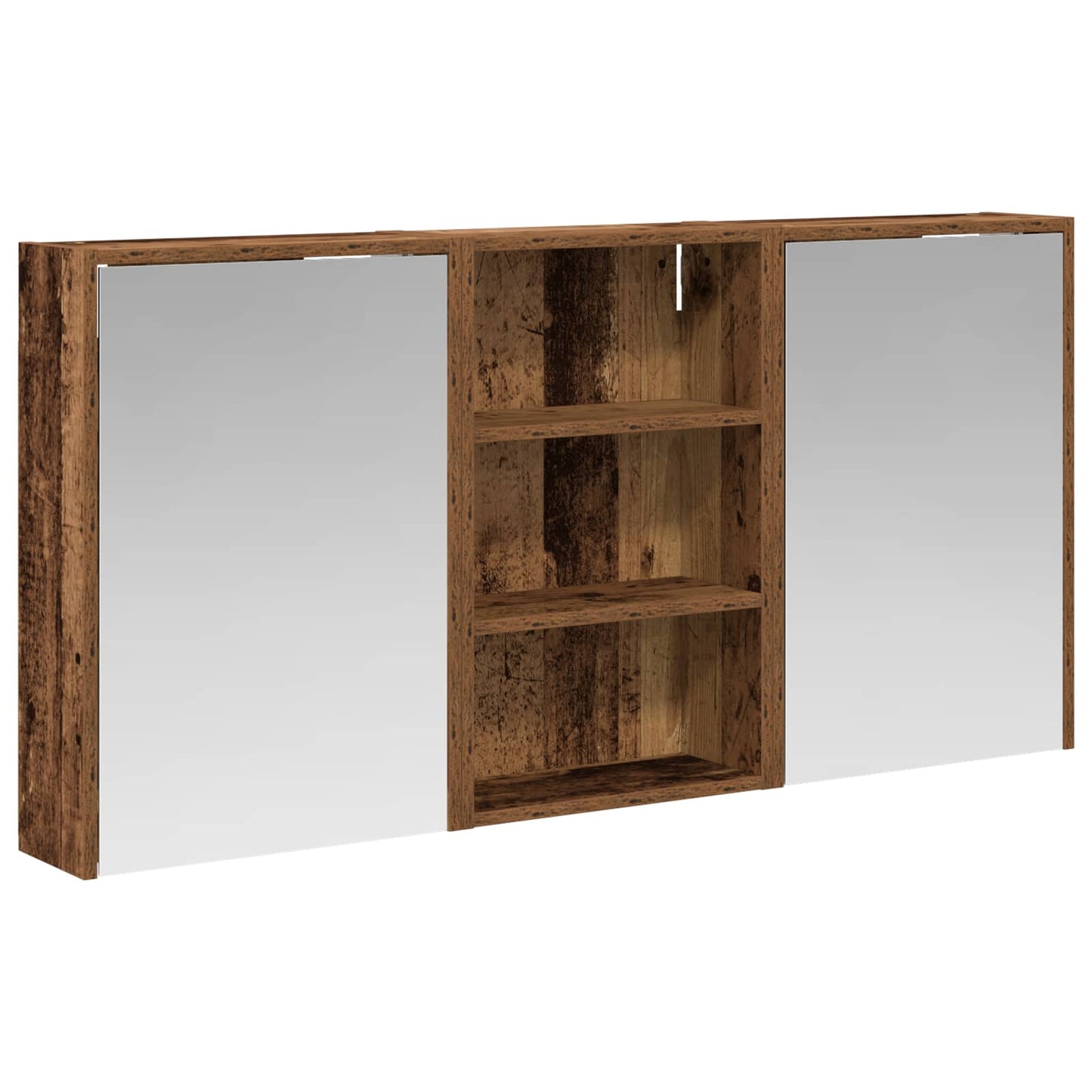 Bathroom Cabinet Set 3 pcs 126 x 16 x 62.5 cm Engineered wood