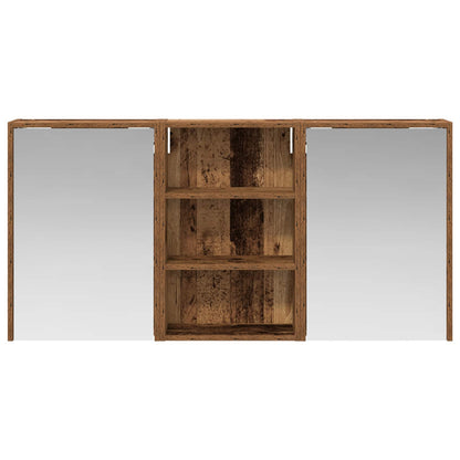 Bathroom Cabinet Set 3 pcs 126 x 16 x 62.5 cm Engineered wood