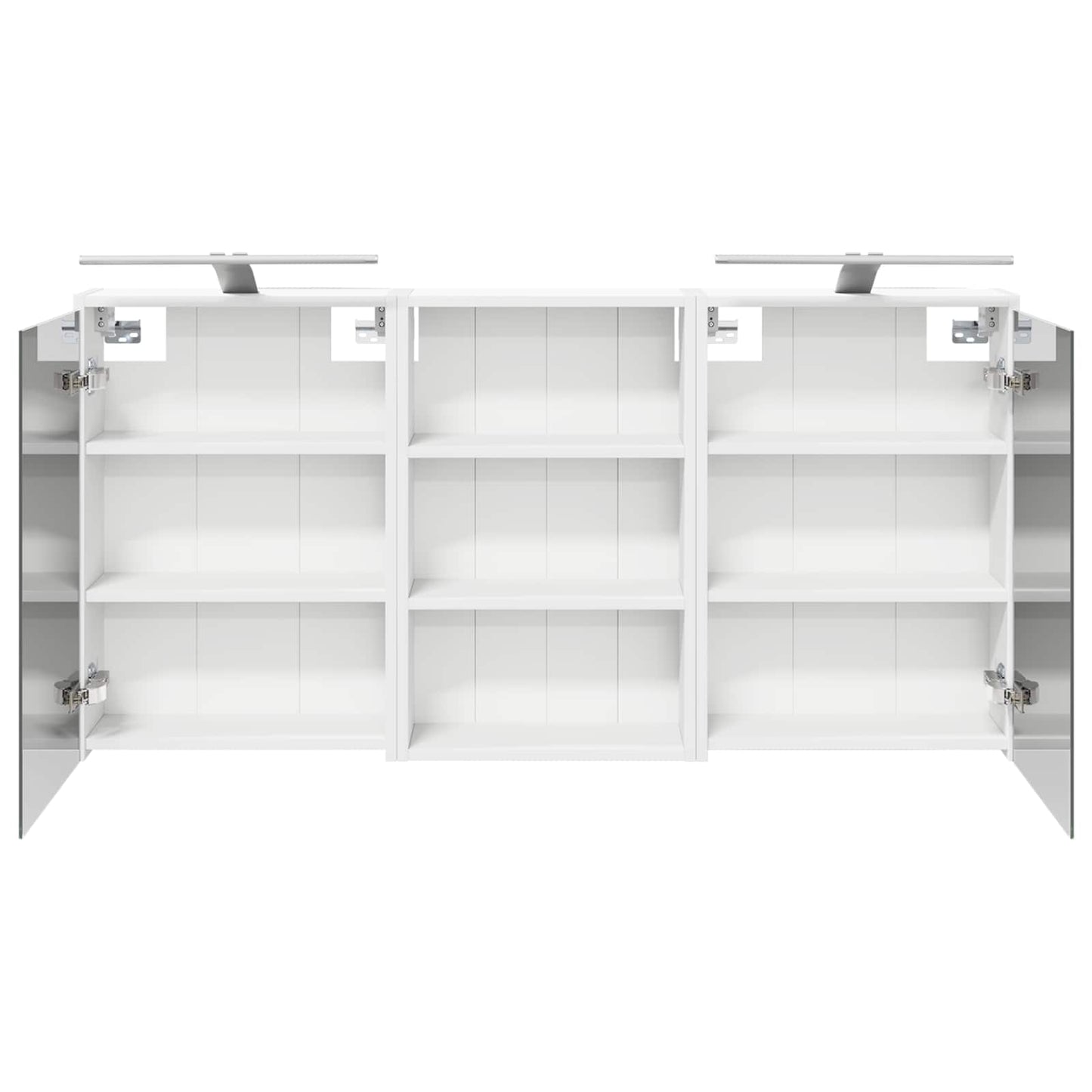 Bathroom Cabinet Set 3 pcs 126 x 16 x 62.5 cm Engineered wood