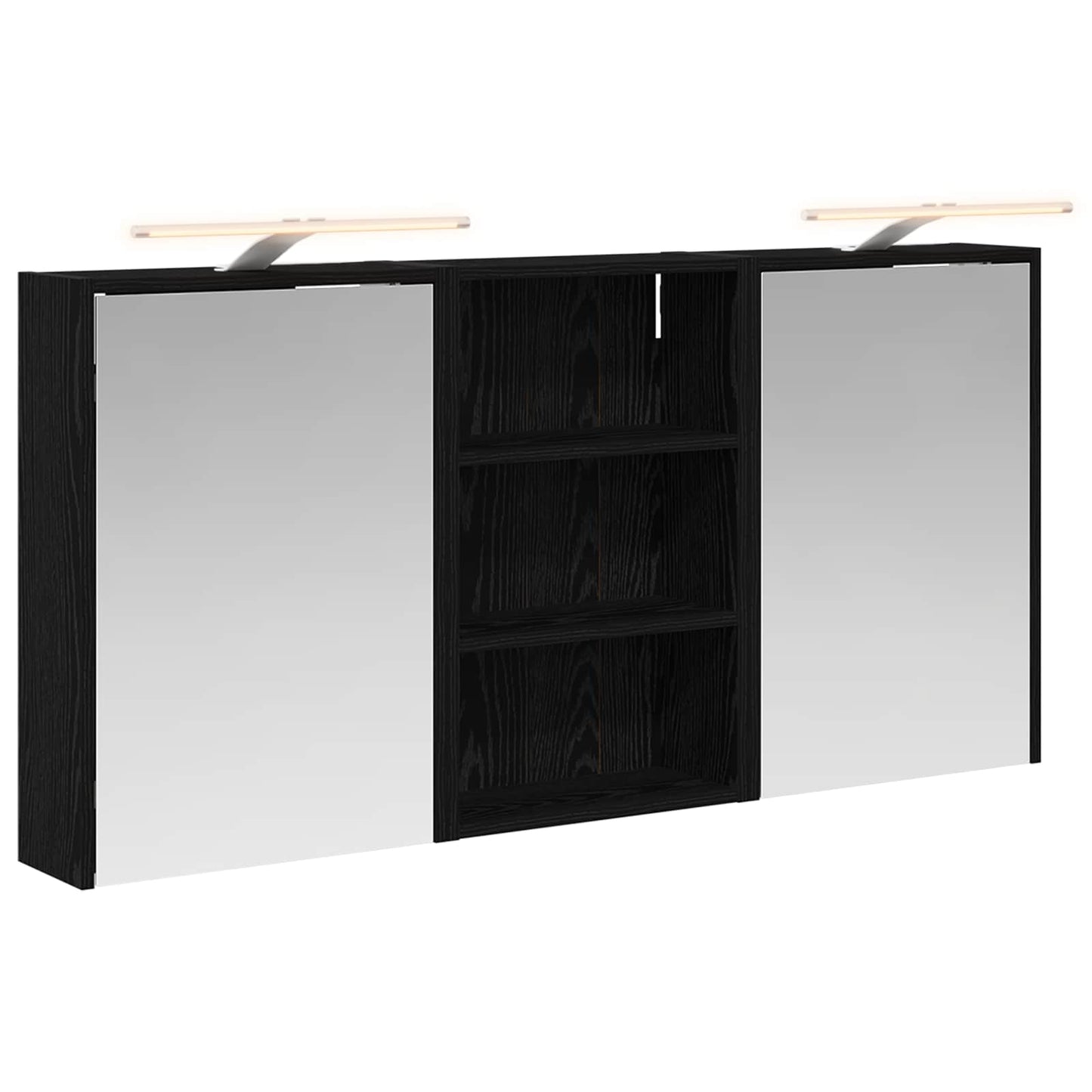 Bathroom Cabinet Set 3 pcs 126 x 16 x 62.5 cm Engineered wood