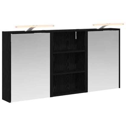 Bathroom Cabinet Set 3 pcs 126 x 16 x 62.5 cm Engineered wood