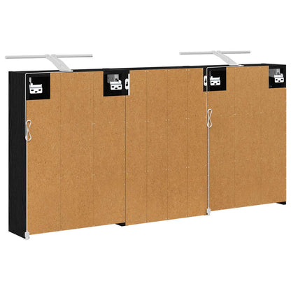 Bathroom Cabinet Set 3 pcs 126 x 16 x 62.5 cm Engineered wood