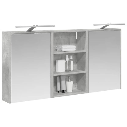 Bathroom Cabinet Set 3 pcs 126 x 16 x 62.5 cm Engineered wood