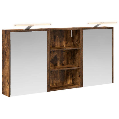 Bathroom Cabinet Set 3 pcs 126 x 16 x 62.5 cm Engineered wood