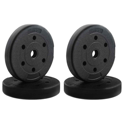 2-in-1 Dumbbell Set 30kg Black and Blue