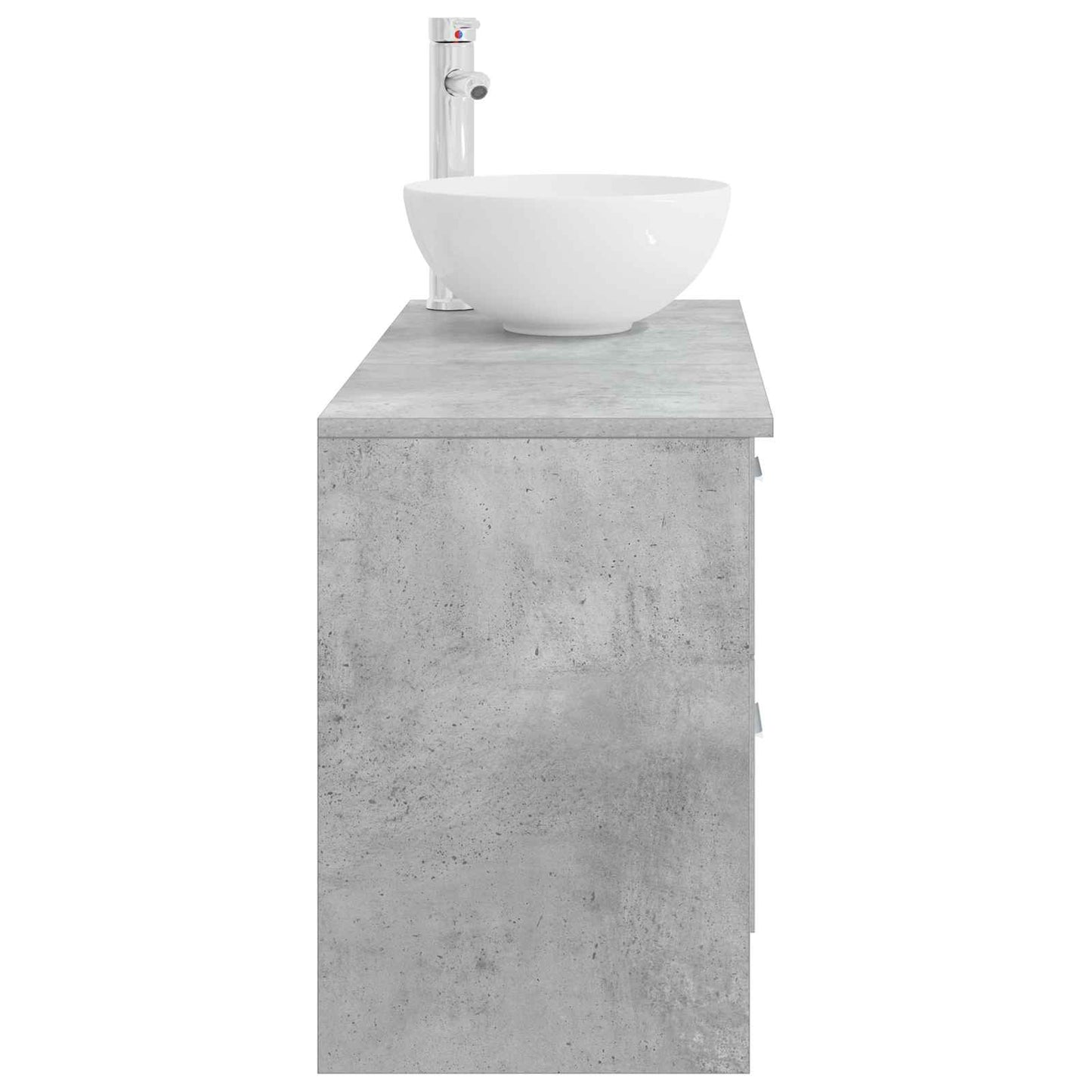 Bathroom Furniture Set 2 pcs Concrete Grey Engineered Wood