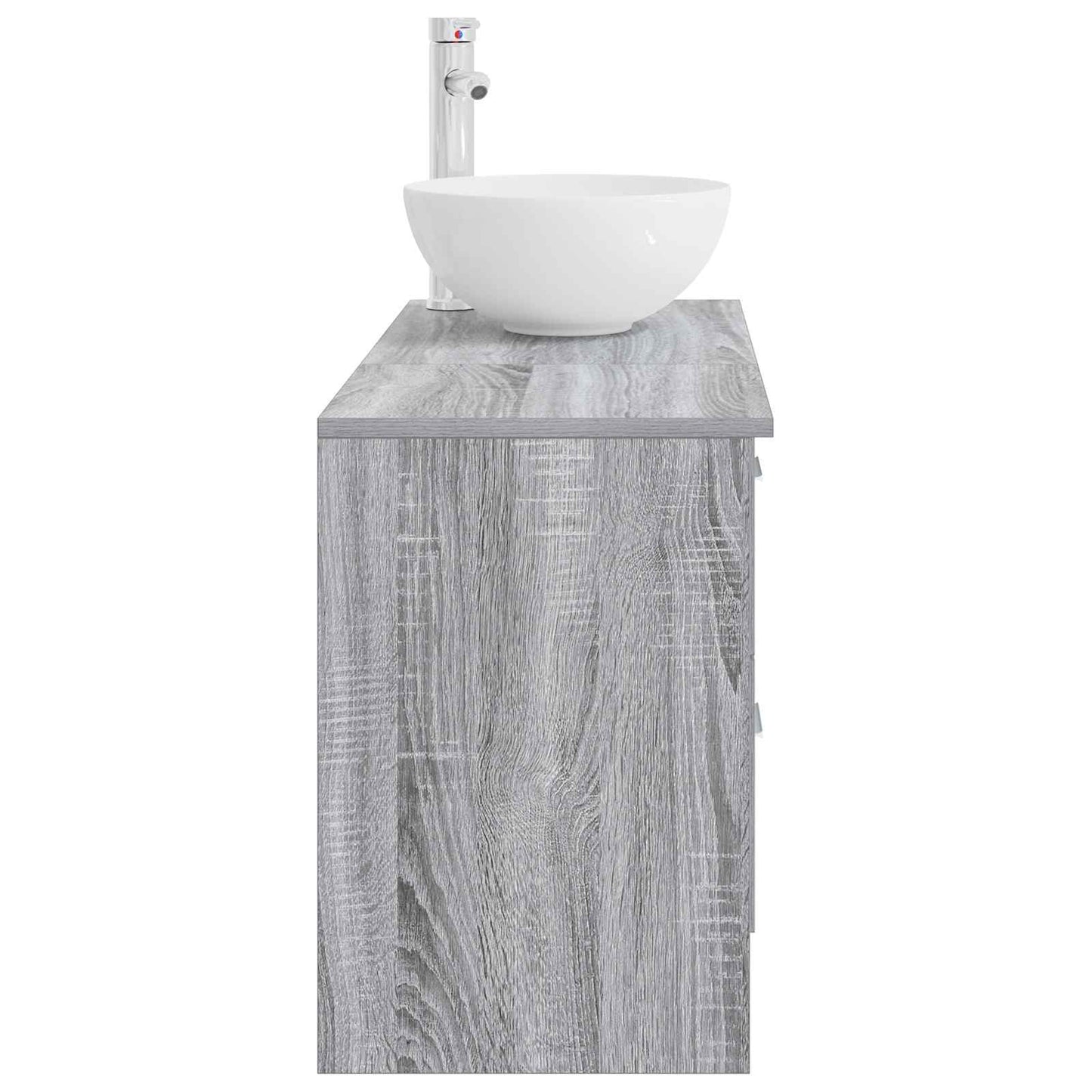 Bathroom Furniture Set 2 pcs Grey Sonoma Engineered Wood