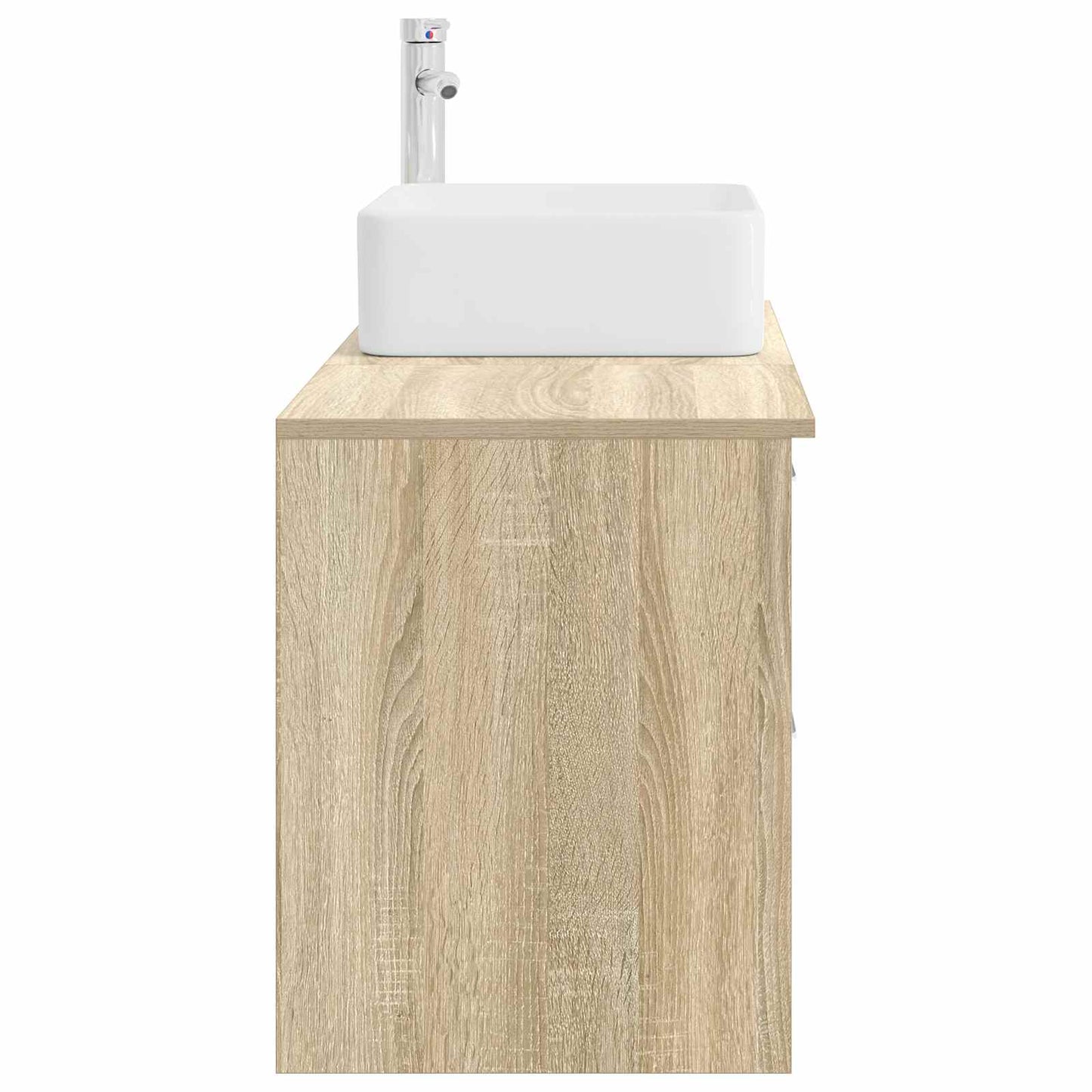 Bathroom Furniture Set 2 pcs Sonoma Oak Engineered Wood