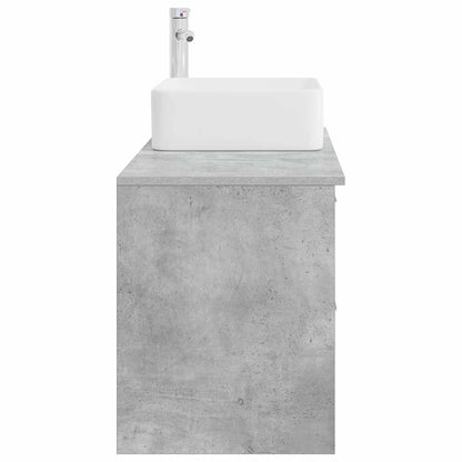 Bathroom Furniture Set 2 pcs Concrete Grey Engineered Wood