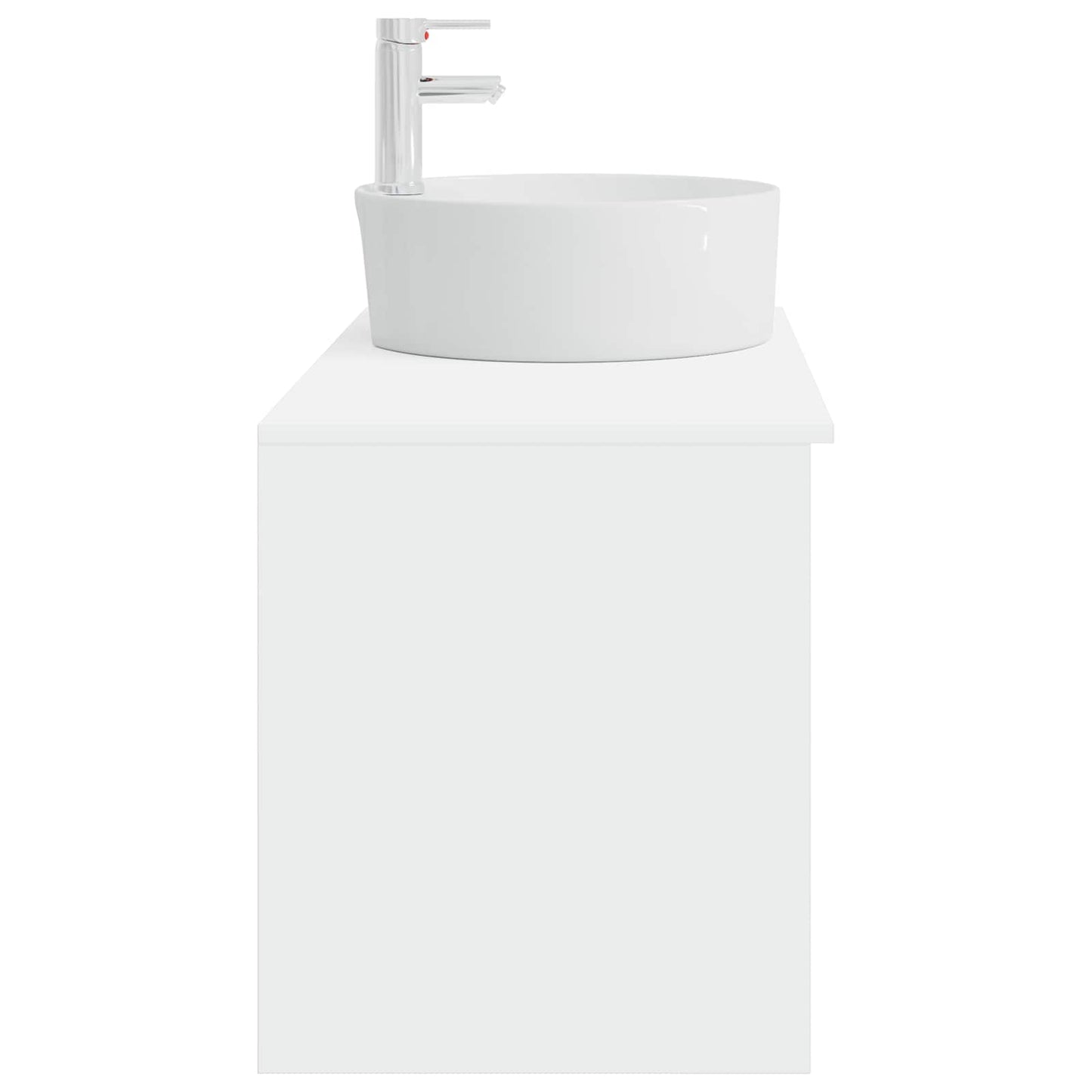 Bathroom Furniture Set 2 pcs White Engineered Wood