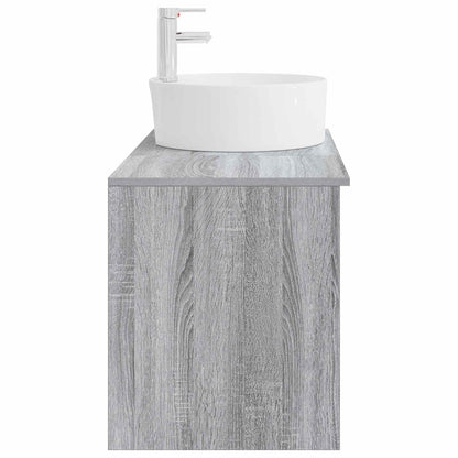 Bathroom Furniture Set 2 pcs Grey Sonoma Engineered Wood