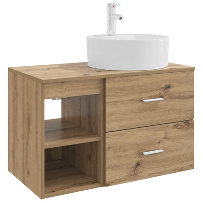 Bathroom Furniture Set 2 pcs Artisan Oak Engineered Wood