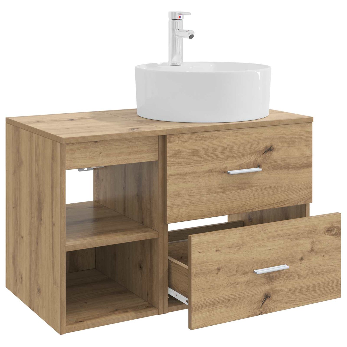 Bathroom Furniture Set 2 pcs Artisan Oak Engineered Wood