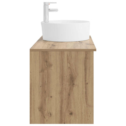Bathroom Furniture Set 2 pcs Artisan Oak Engineered Wood