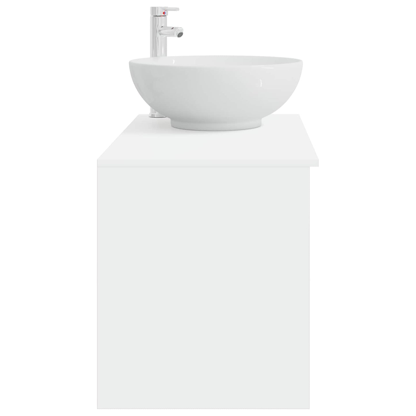 Bathroom Furniture Set 2 pcs White Engineered Wood