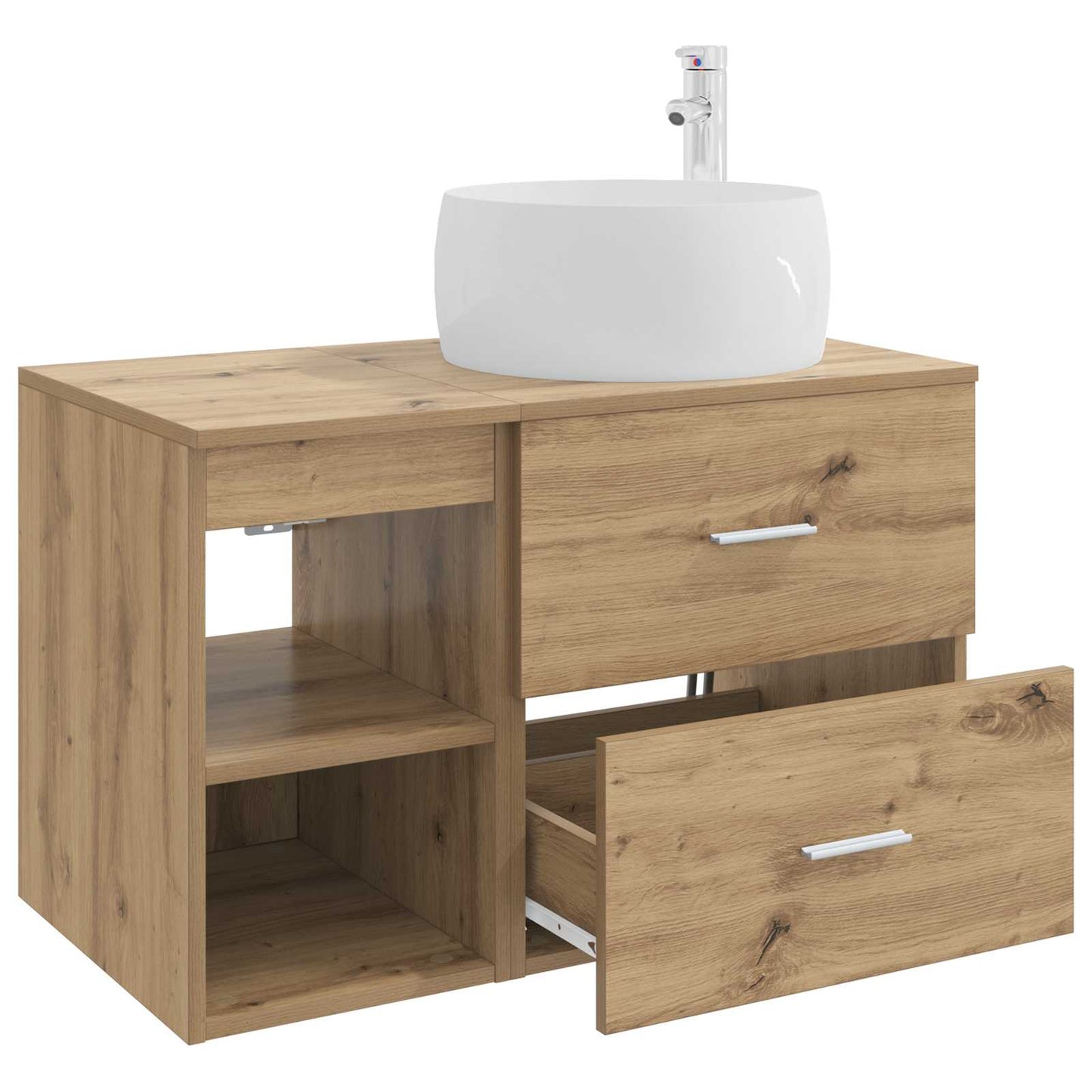 Bathroom Furniture Set 2 pcs Artisan Oak Engineered Wood