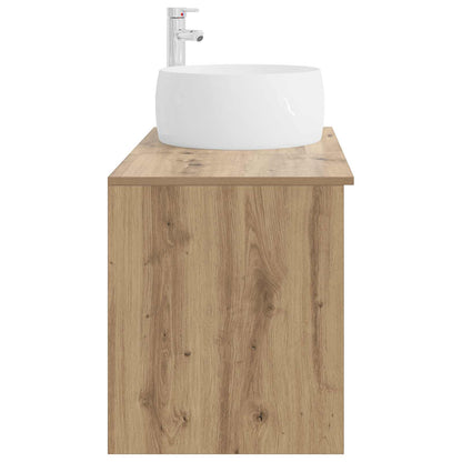 Bathroom Furniture Set 2 pcs Artisan Oak Engineered Wood