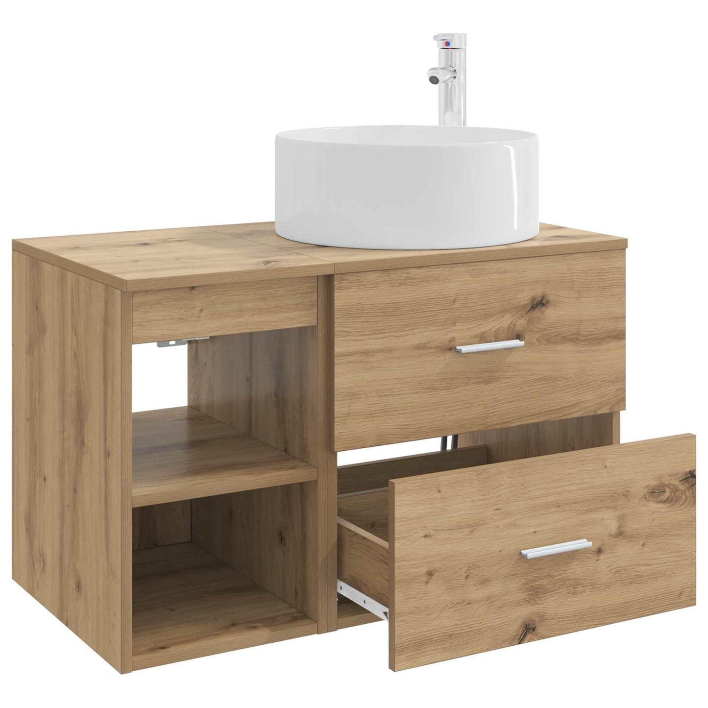 Bathroom Furniture Set 2 pcs Artisan Oak Engineered Wood