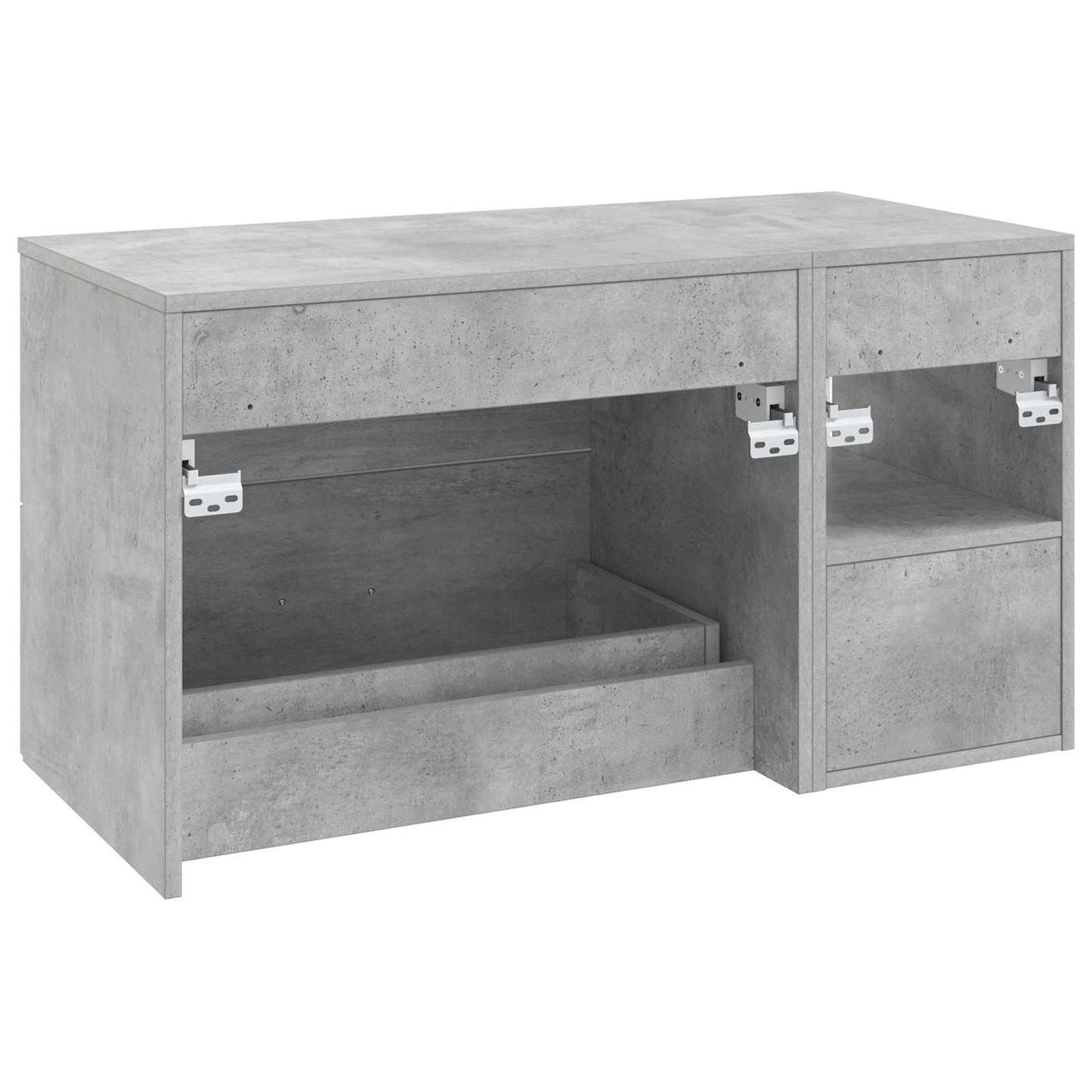 Bathroom Furniture Set 2 pcs Concrete Grey Engineered Wood