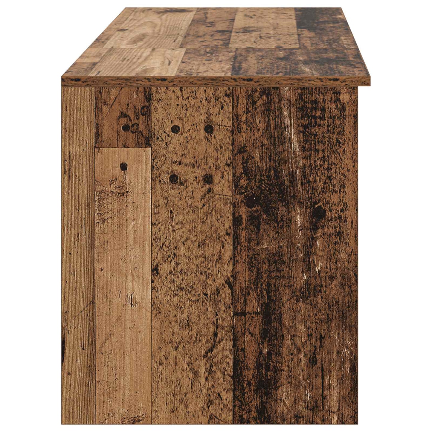 Bathroom Furniture Set 2 pcs Old Wood Engineered Wood