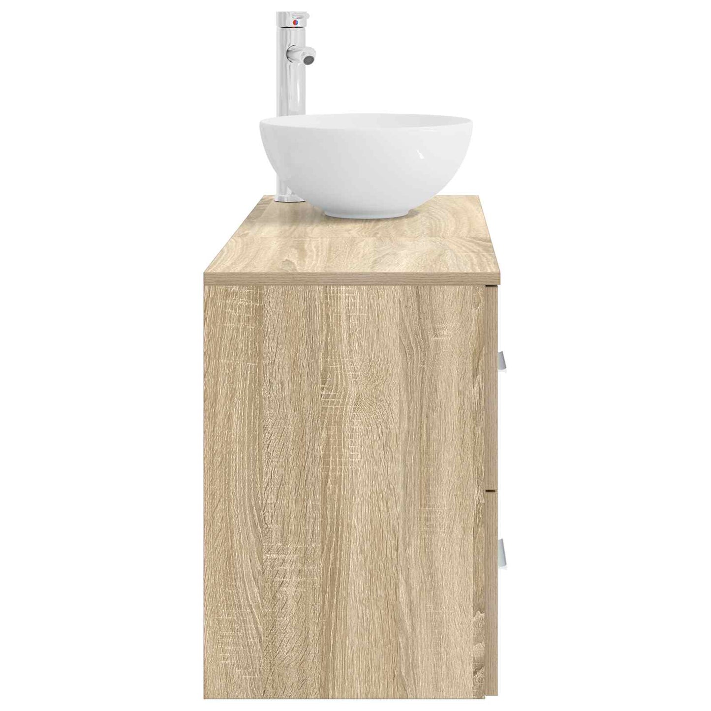 Bathroom Furniture Set 2 pcs Sonoma Oak Engineered Wood