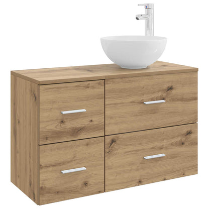 Bathroom Furniture Set 2 pcs Artisan Oak Engineered Wood