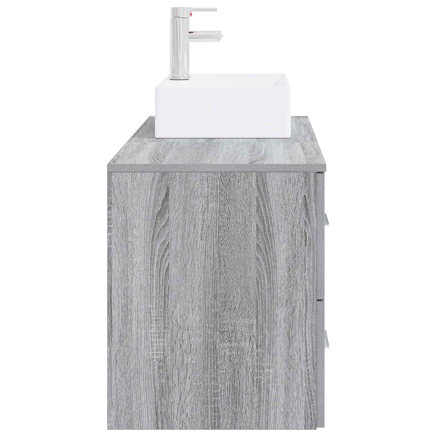 Bathroom Furniture Set 2 pcs Grey Sonoma Engineered Wood