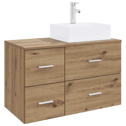 Bathroom Furniture Set 2 pcs Artisan Oak Engineered Wood