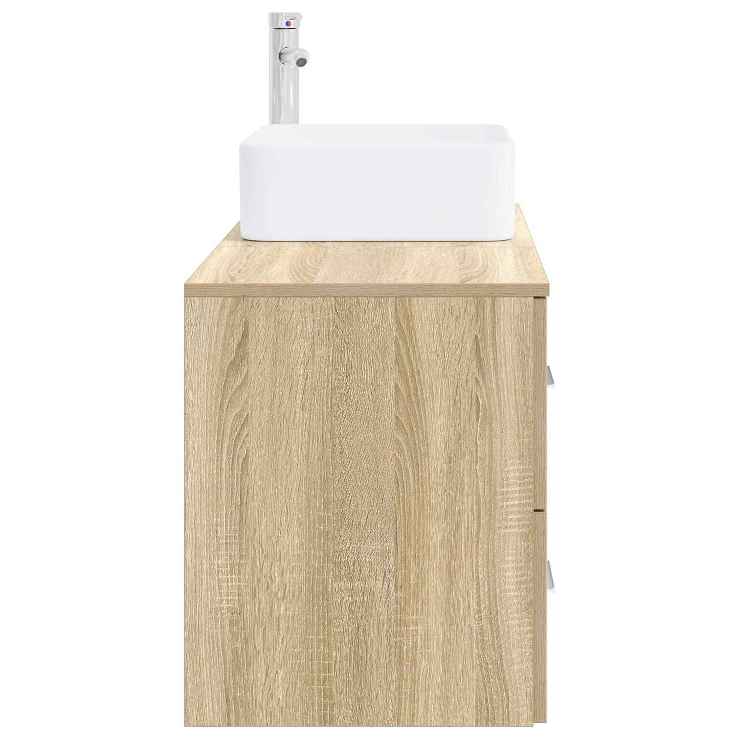 Bathroom Furniture Set 2 pcs Sonoma Oak Engineered Wood