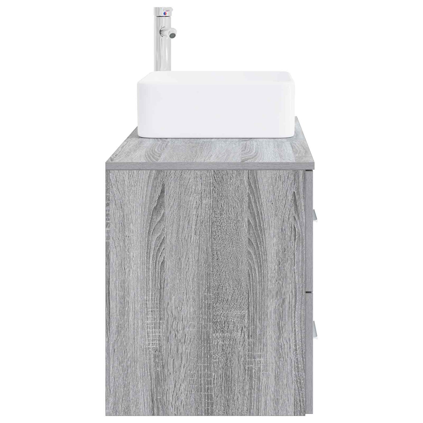 Bathroom Furniture Set 2 pcs Grey Sonoma Engineered Wood