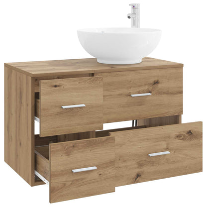 Bathroom Furniture Set 2 pcs Artisan Oak Engineered Wood