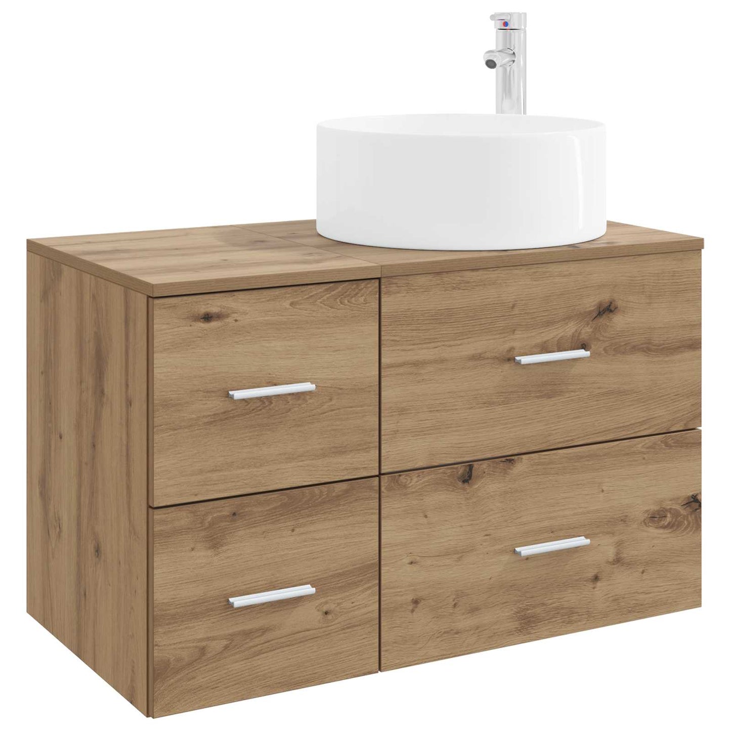 Bathroom Furniture Set 2 pcs Artisan Oak Engineered Wood