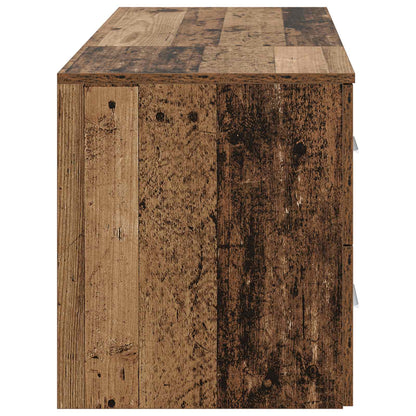 Bathroom Furniture Set 2 pcs Old Wood Engineered Wood