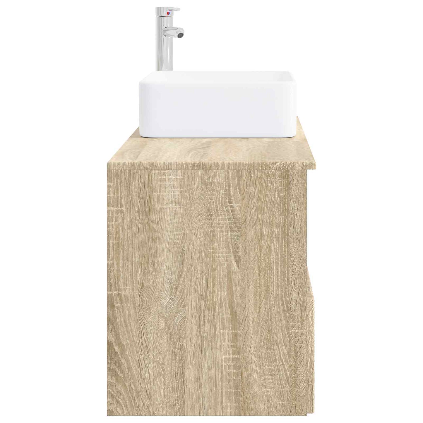 Bathroom Furniture Set 2 pcs Sonoma Oak Engineered Wood