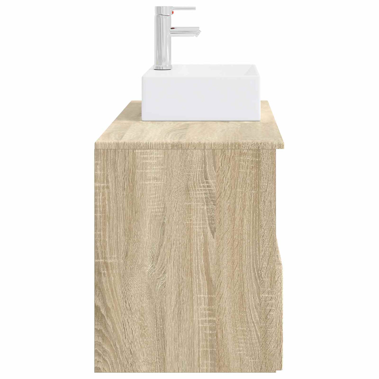 Bathroom Furniture Set 2 pcs Sonoma Oak Engineered Wood