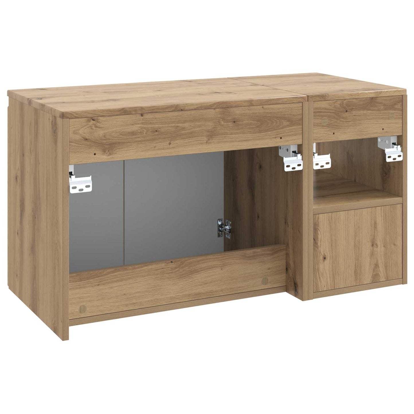 Bathroom Furniture Set 2 pcs Artisan Oak Engineered Wood