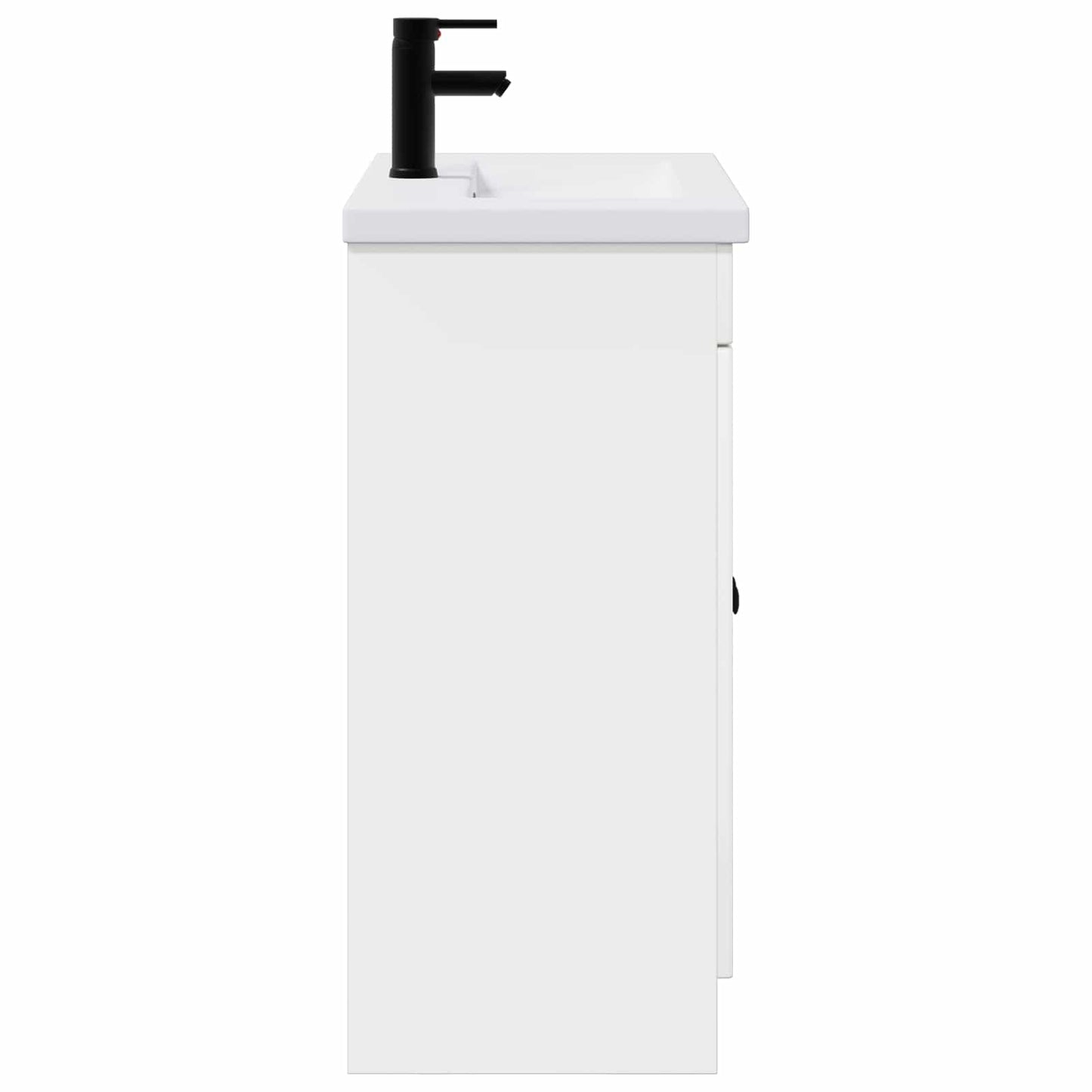Bathroom Furniture Set High Gloss White 56 x 37.5 x 81 cm