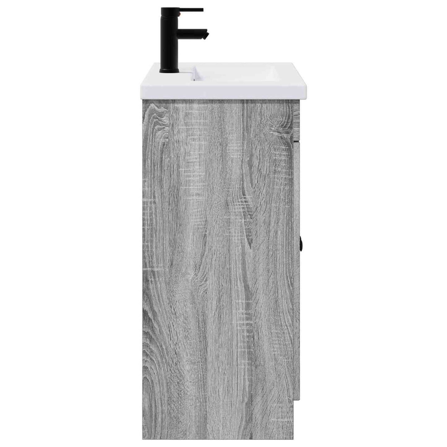 Bathroom Furniture Set Grey Sonoma 56 x 37.5 x 81 cm