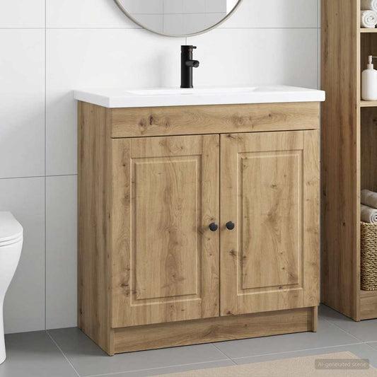 Bathroom Furniture Set Artisan Oak 56 x 37.5 x 81 cm