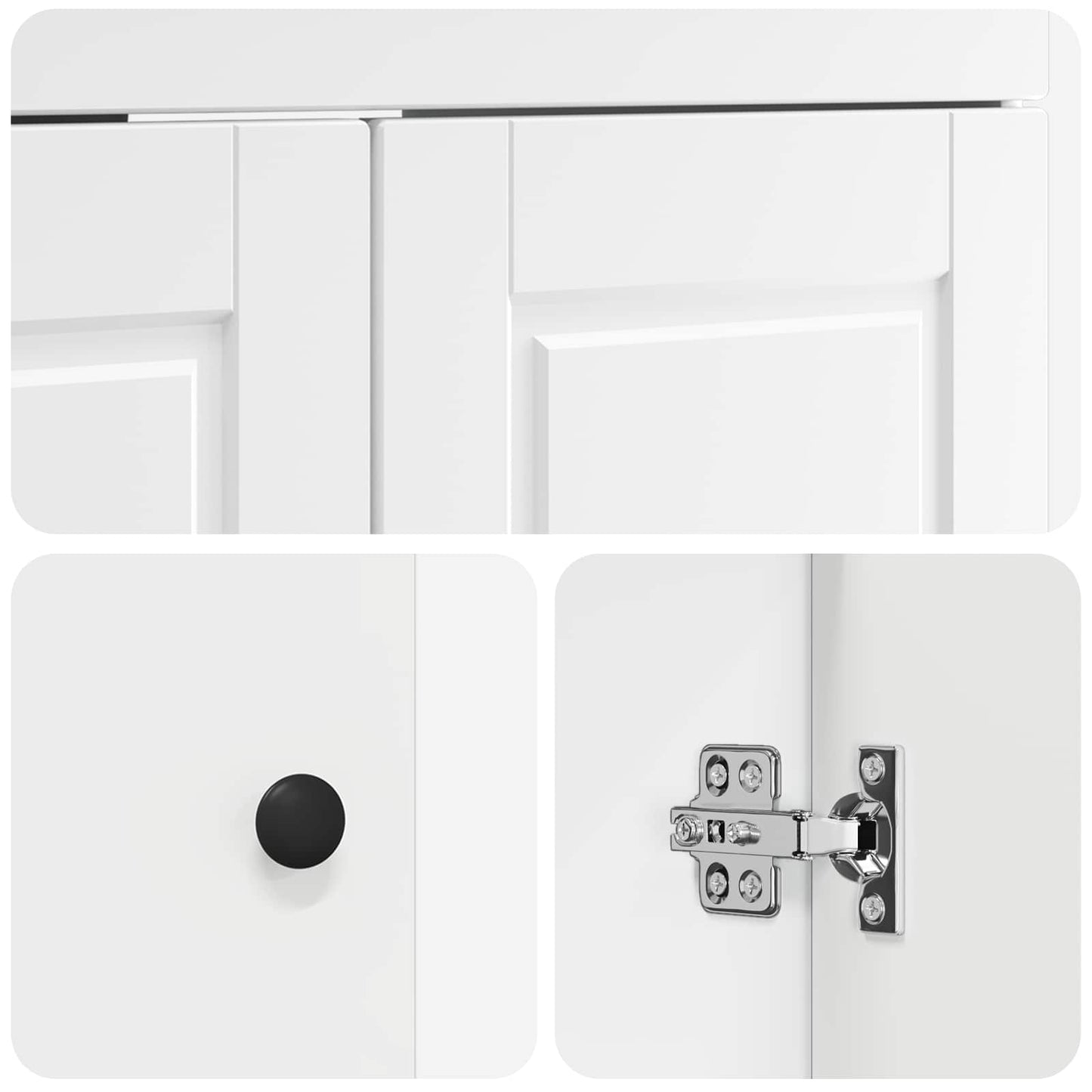 Bathroom Furniture Set White 78.5 x 37.5 x 81 cm