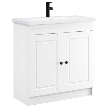 Bathroom Furniture Set White 78.5 x 37.5 x 81 cm